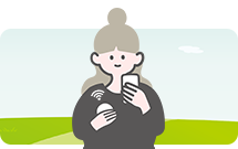 モバイルWi-Fiを使うお団子ちゃん